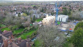 aereo metraggio di storico Oxford centrale città di Oxfordshire, Inghilterra unito regno. marzo 23, 2024 video