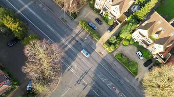 aereo metraggio di storico Oxford centrale città di Oxfordshire, Inghilterra unito regno. marzo 23, 2024 video