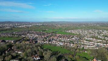 Aerial Footage of Historical Oxford Central City of Oxfordshire, England United Kingdom. March 23rd, 2024 video