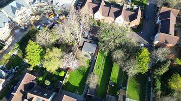 High Angle View of Historical Oxford Central City of Oxfordshire, England United Kingdom During Orange sunset. March 23rd, 2024 video