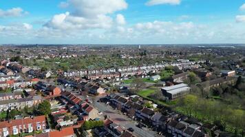 High Angle Footage of Central Coventry Downtown Buildings at City Centre of England United Kingdom. March 30th, 2024 video