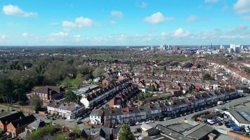 High Angle Footage of Central Coventry Downtown Buildings at City Centre of England United Kingdom. March 30th, 2024 video