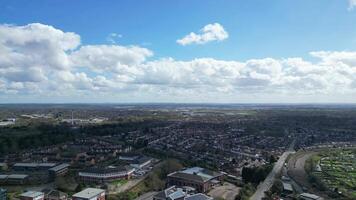 High Angle Footage of Central Coventry Downtown Buildings at City Centre of England United Kingdom. March 30th, 2024 video