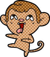 crazy cartoon monkey png