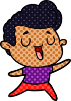 hombre feliz de dibujos animados png