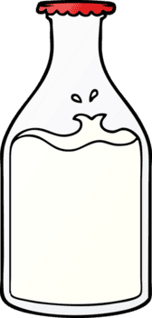 cartoon milk bottle png