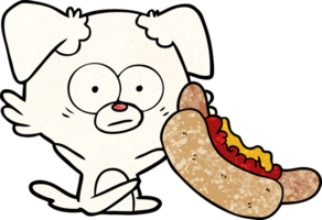 nervous dog cartoon png