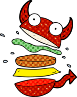 cartoon amazing burger png