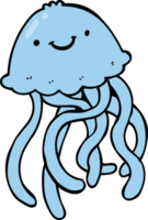 medusas felices de dibujos animados png