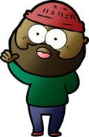 cartoon bearded man png