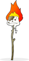 mão desenhado desenho animado marshmallow png