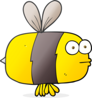 main tiré dessin animé abeille png