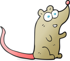 hand drawn cartoon mouse png