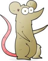 hand drawn cartoon mouse png