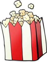 hand dragen tecknad serie popcorn png