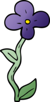 cartoon doodle flower pot png