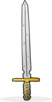 drawn cartoon sword png