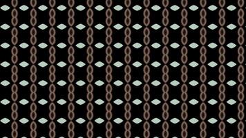 Rows of different shapes appear and disappear. Animation. Abstract ovals and rhombuses arranged symmetrically in rows blinking on black background, seamless loop, motion graphics. photo