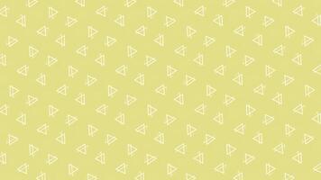 Rows of white triangular silhouettes rotating on changing color background. Motion. Geometric symmetrical pattern with same size triangles moving on gradient backdrop. photo