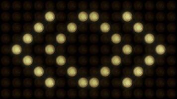 Electric lamps, color abstraction, loop, rombus. Rombus modern virtual led animation background photo