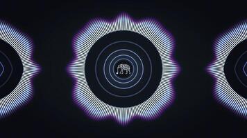 Music animation for backgrounds. Animation. Abstract sound track animation photo