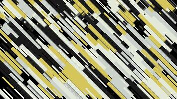 Abstract animation of colorful line patterns moving diagonally on the black background. Animation. Abstract geometric pattern photo