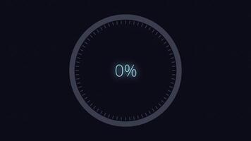 Futuristic Loading Circle Ring. Loading Transfer Download Animation. Loading animation photo