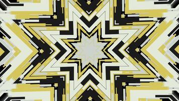 Colorful abstract geometrical kaleidoscope with moving patterns changing their color. Animation. Abstract kaleidoscope motion background photo