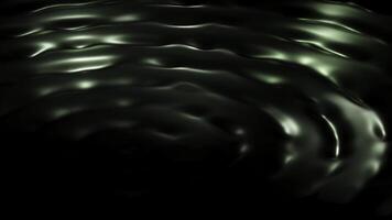 Moving 3d ripples on surface of liquid in dark. Design. Circular waves on surface of liquid in dark space. 3D circular waves with ripples of liquid photo