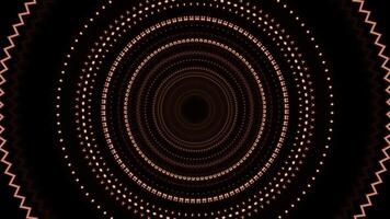 Background with pulsating circles in rhythm of music. Animation. Ripple circles in musical style on black background. Moving circles with pulsation and musical vibration effect photo
