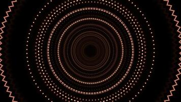 Background with pulsating circles in rhythm of music. Animation. Ripple circles in musical style on black background. Moving circles with pulsation and musical vibration effect photo