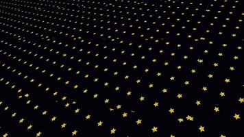 Rows of small same size stars moving and rotating. Animation. TIny spinning stars or snowflakes. photo
