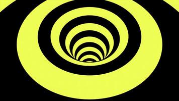 Green and black hypnotic spiral background. Animation. Contrasting optical illusion. photo