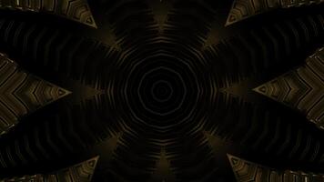 Sci-fi cosmic fractal geometric kaleidoscope. Design. Star shaped pattern creating effect of a tunnel. photo