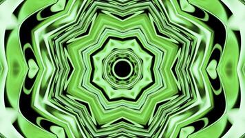 Abstract dynamic geometric tunnel, fractal element background. Design. Colorful star shaped kaleidoscope. photo