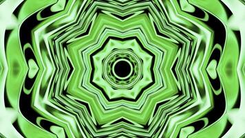 Abstract dynamic geometric tunnel, fractal element background. Design. Colorful star shaped kaleidoscope. photo