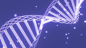 DNA genome double helix. Design. Science and medicine concepts. Medical research, genetic engineering. photo