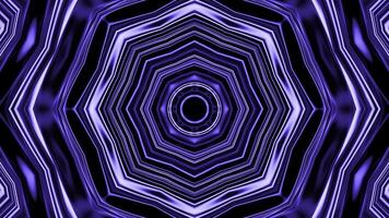 Psychedelic hypnotic digital kaleidoscopic motion background. Design. Endless corridor of fractal shapes. photo