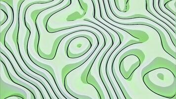 Abstract gradient waves background. Design. Green tones of transforming curves. photo