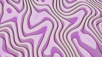 3d flexible rosado pliegues en dibujos animados estilo. diseño. relajante ondulación y cambiando tela pliegues foto