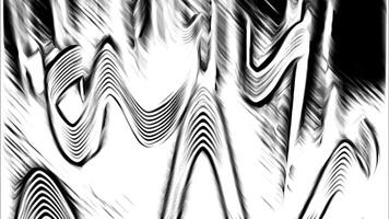Monochrome waves pattern. Media. Black and white ripples, curving lines looking loke sketch. photo