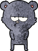 personaje de dibujos animados de oso png