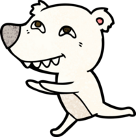 desenho de urso polar png