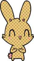 süßes Cartoon-Kaninchen png