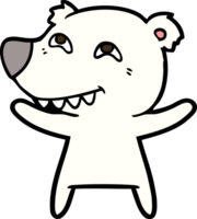 Eisbär-Cartoon png