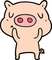 cartoon content pig png