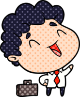 cute cartoon businessman png