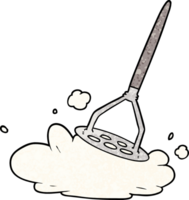 cartoon potato masher png