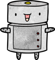 lindo robot de dibujos animados png