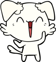 happy little dog cartoon png